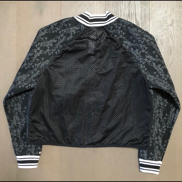 Fabletics Tia Floral Bomber Jacket with Mesh Back - Picture 5 of 7